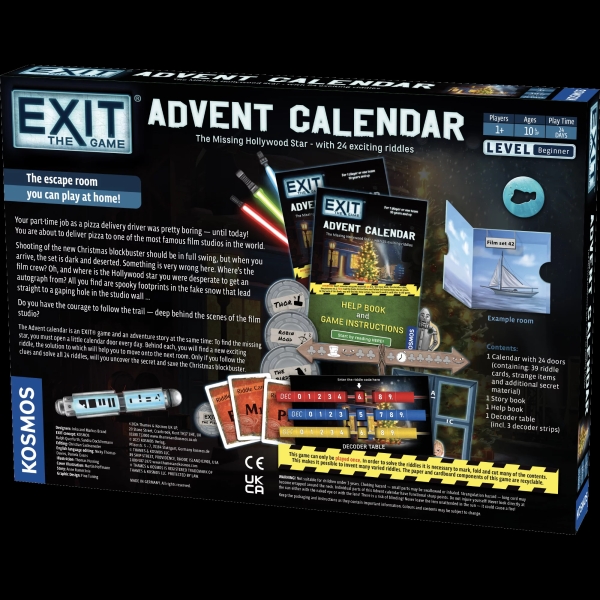 3. EXIT - Christmas Advent Calendar - The Missing Hollywood Star (2024)